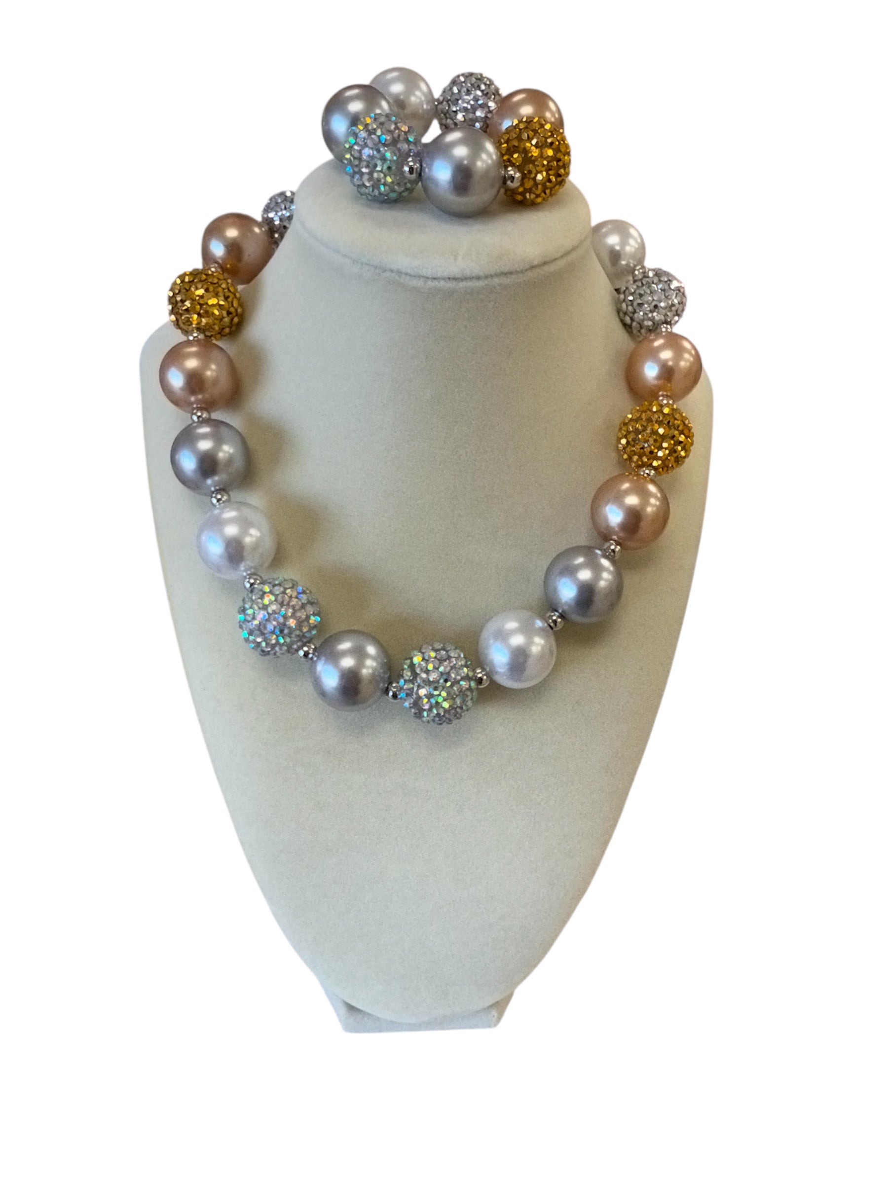 Gold/ Silver Bubble Necklace/ Bracelet